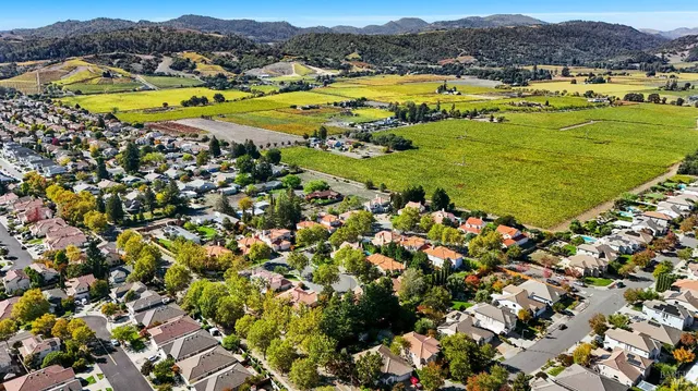 a white building with glass door