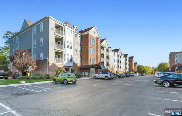 a car parked in front of a building