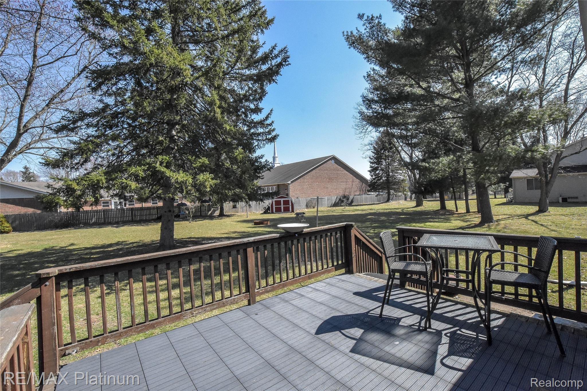 9050 Lee Road Brighton, MI 48116 - Photo 3 of 39 Deck overlooking Sprawling Rear Yard