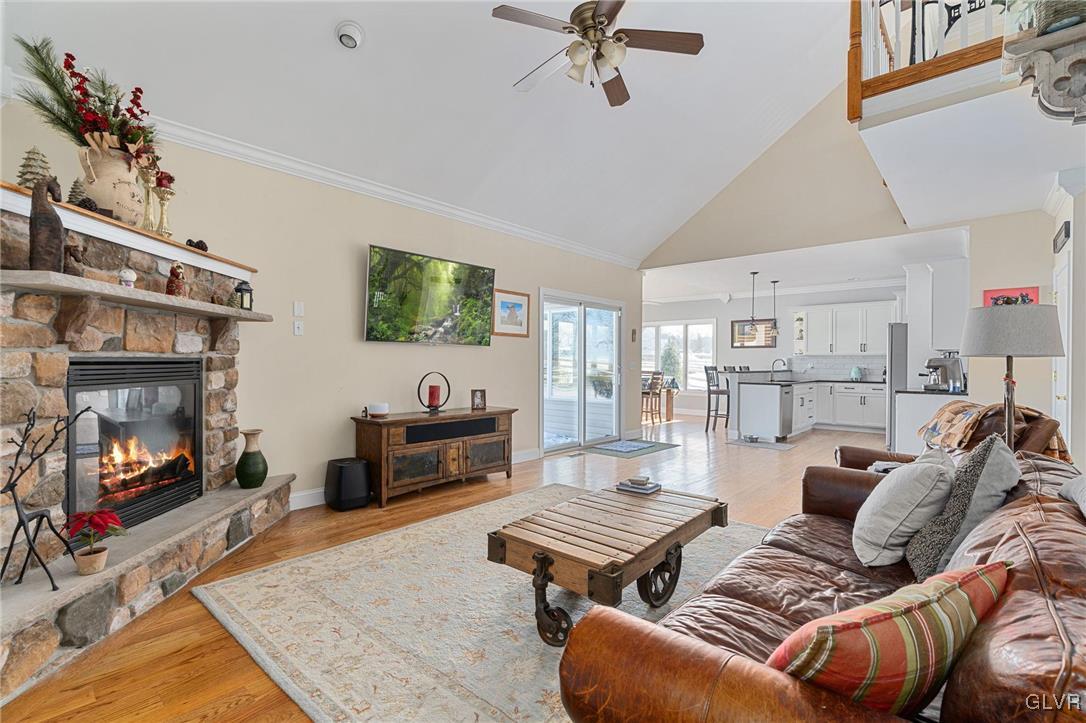 2930 Willow Street Coplay, PA 18037 - Photo 16 of 50 a living room with furniture and a flat screen tv