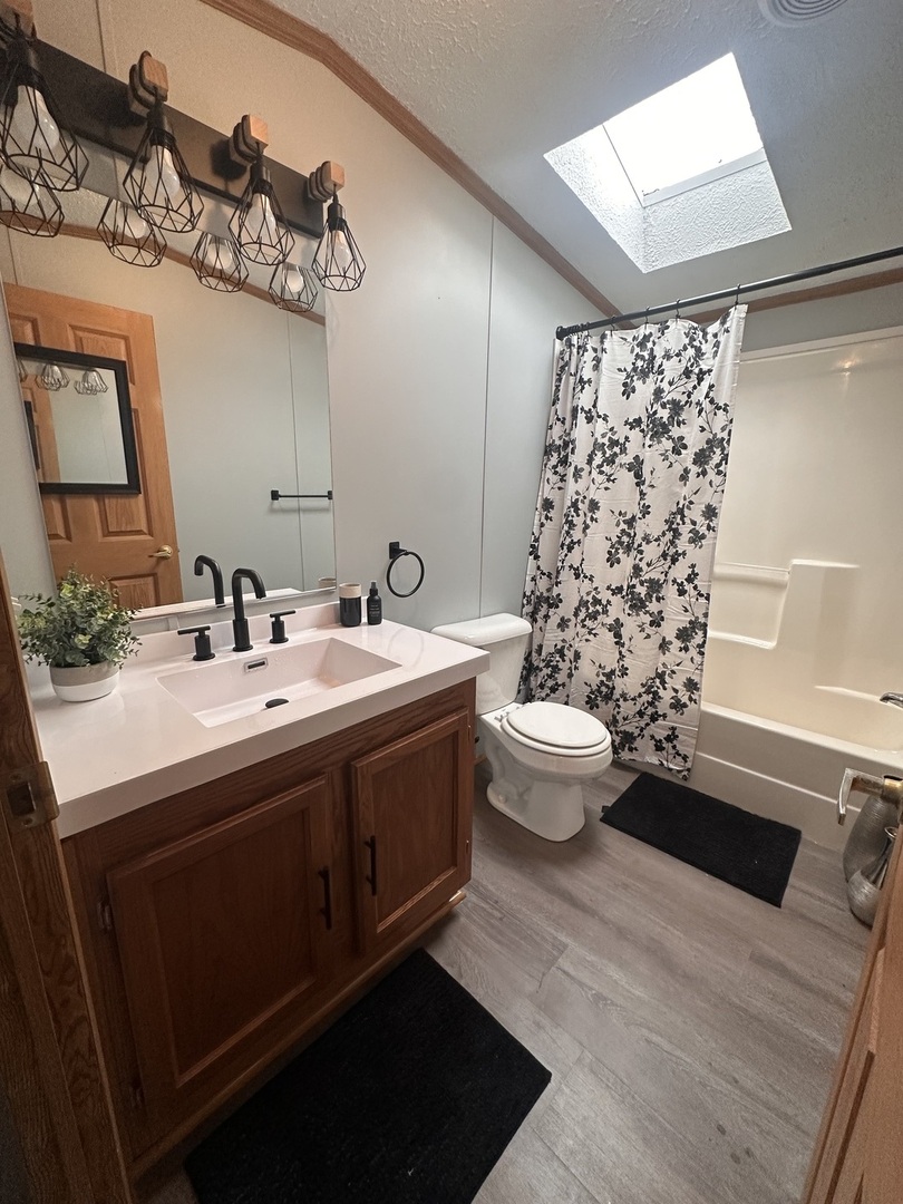 317 Pleasant Terrace Matteson, IL 60443 - Photo 6 of 23 a bathroom with a sink toilet and shower
