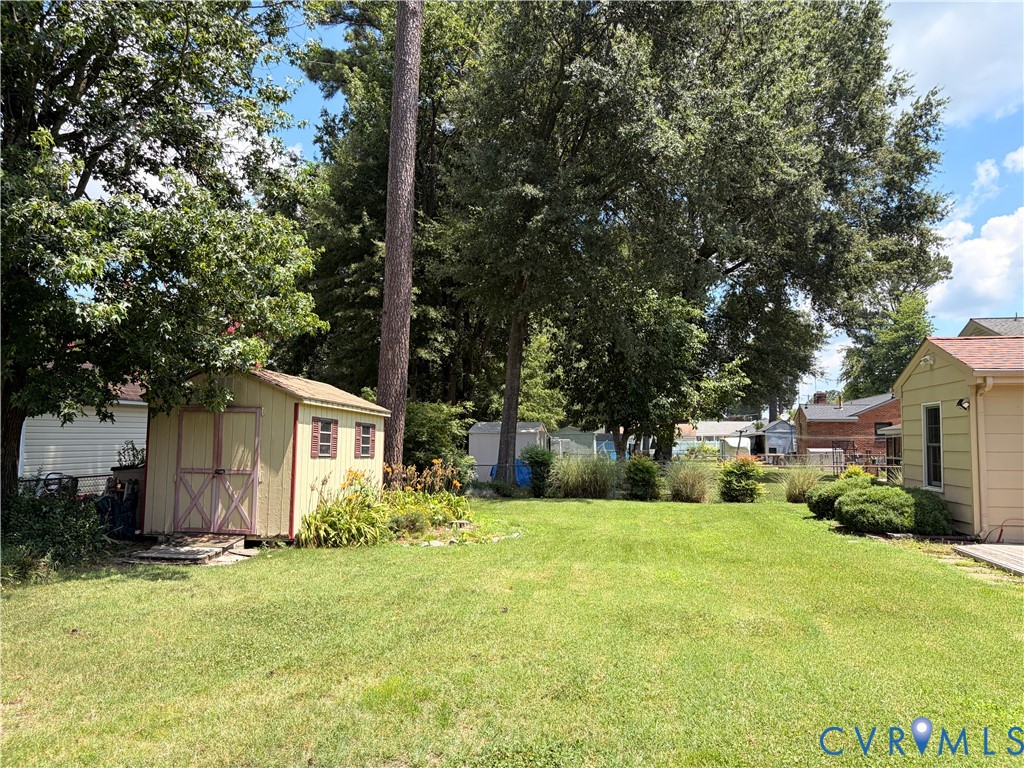 4810 Conduit Road Colonial Heights, VA 23834 - Photo 6 of 9 Expansive green lawn featuring mature trees, an ex