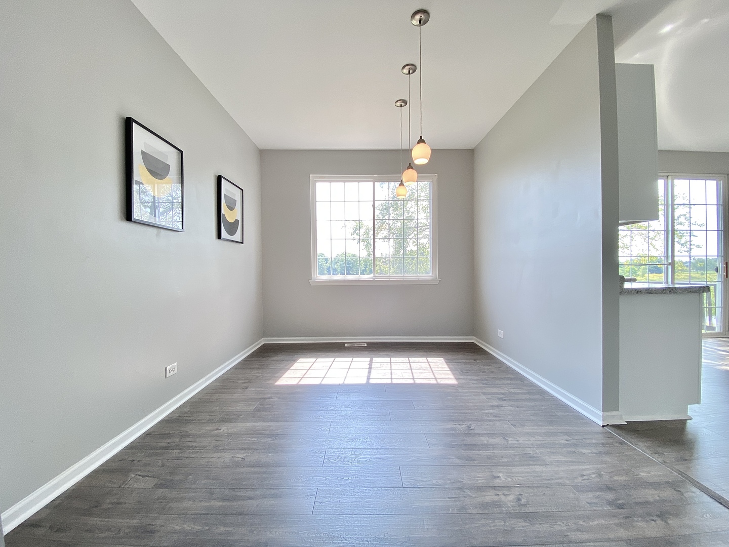 2443 Baldwin Court Aurora, IL 60503 - Photo 18 of 51 an empty room with wooden floor and windows