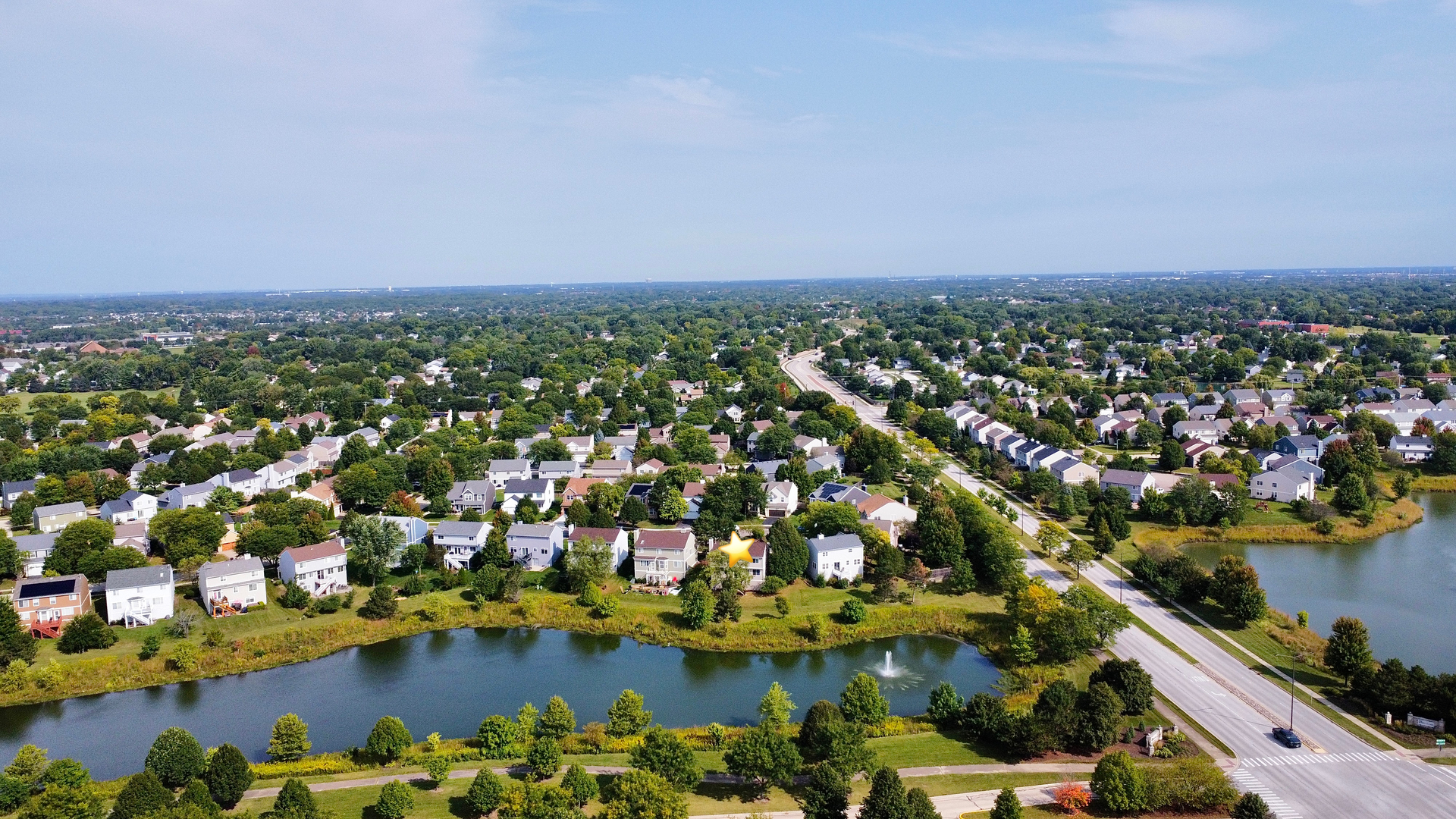 2443 Baldwin Court Aurora, IL 60503 - Photo 42 of 51 an aerial view of residential houses with outdoor space