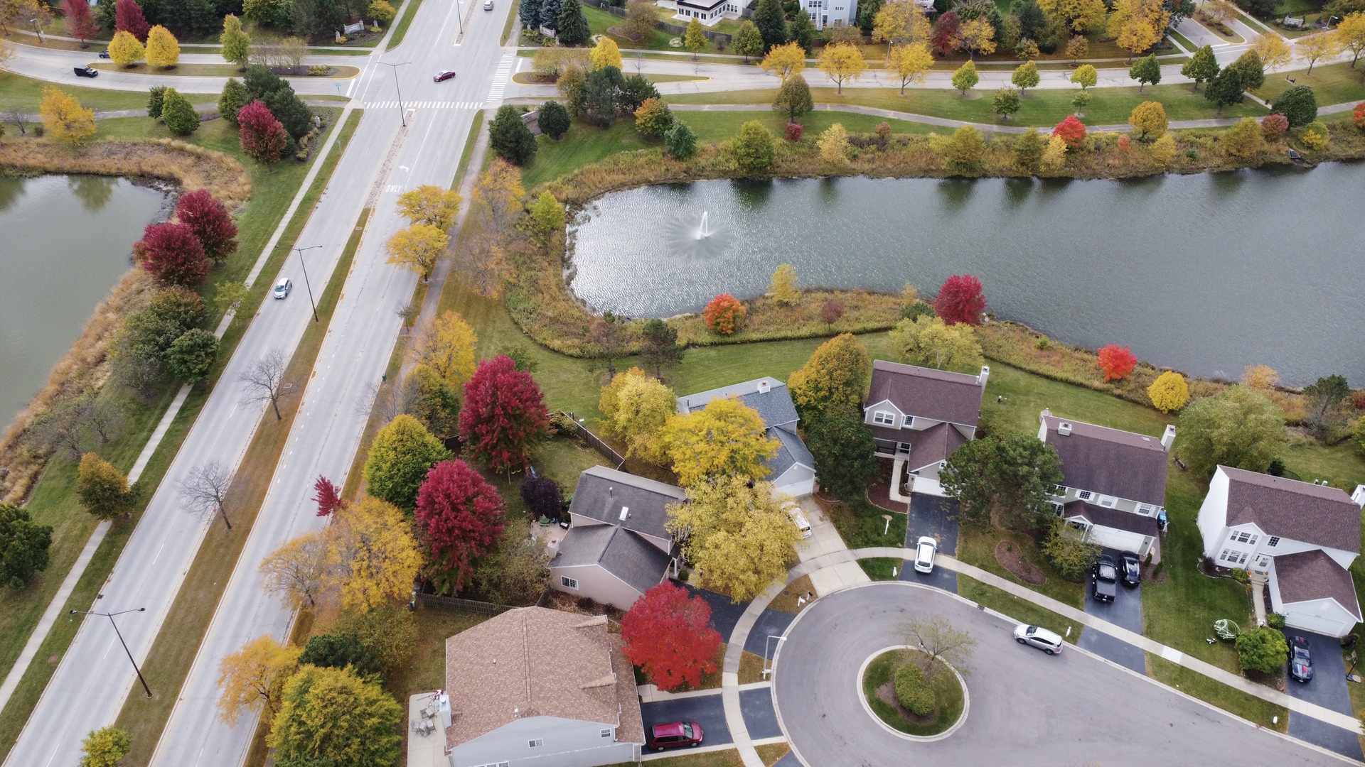 2443 Baldwin Court Aurora, IL 60503 - Photo 49 of 51 an aerial view of a house with swimming pool and outdoor seating