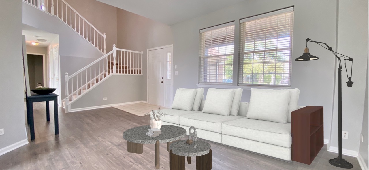 2443 Baldwin Court Aurora, IL 60503 - Photo 6 of 51 a living room with furniture and a large window