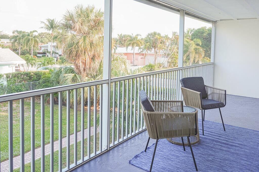 231 Bamboo Road, Unit 1 Palm Beach Shores, FL 33404 - Photo 9 of 27 Balcony