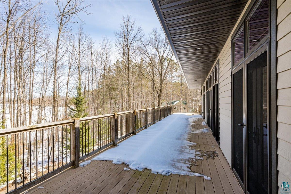 92598 Spells Road Sturgeon Lake, MN 55783 - Photo 46 of 60 View of deck