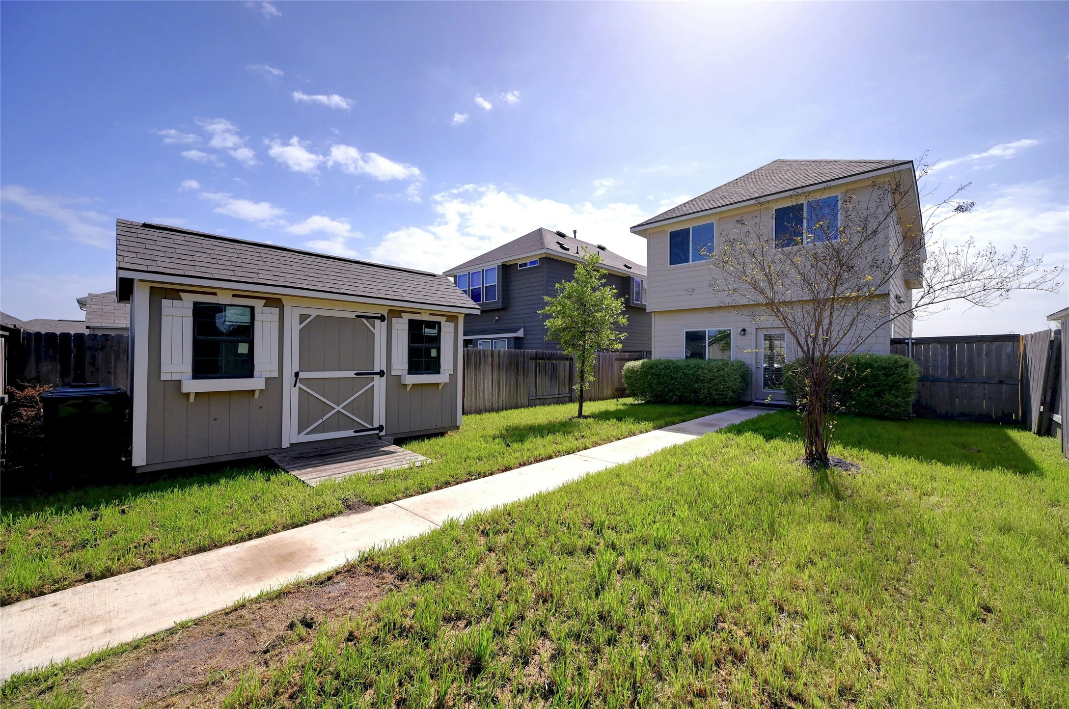 121 Switchgrass Street San Marcos, TX 78666 - Photo 30 of 33 Backyard looking towards the house.