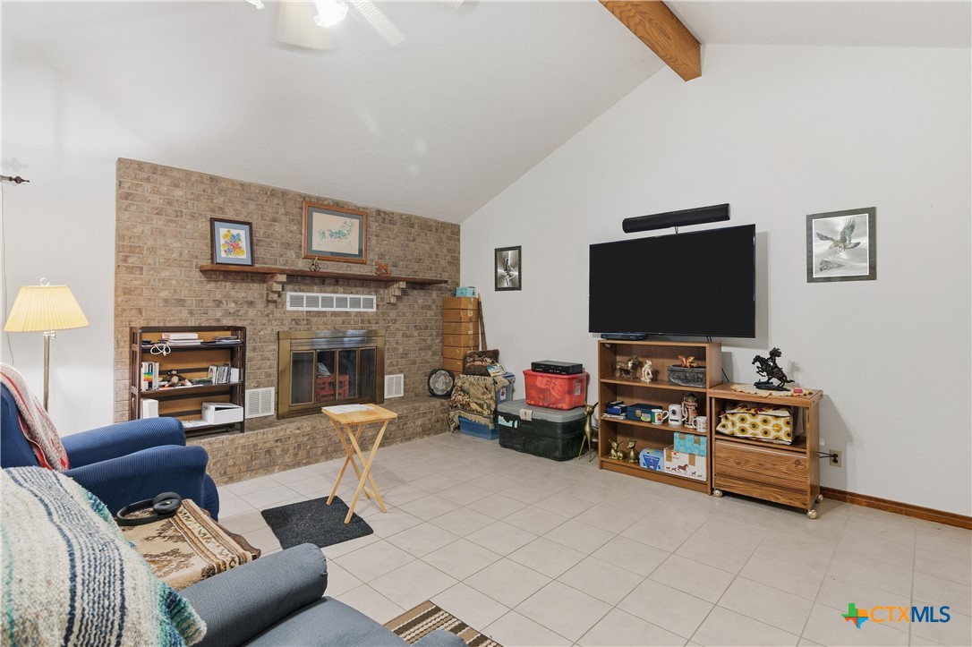 127 Santa Fe Ridge Seguin, TX 78155 - Photo 5 of 31 a living room with furniture and a flat screen tv