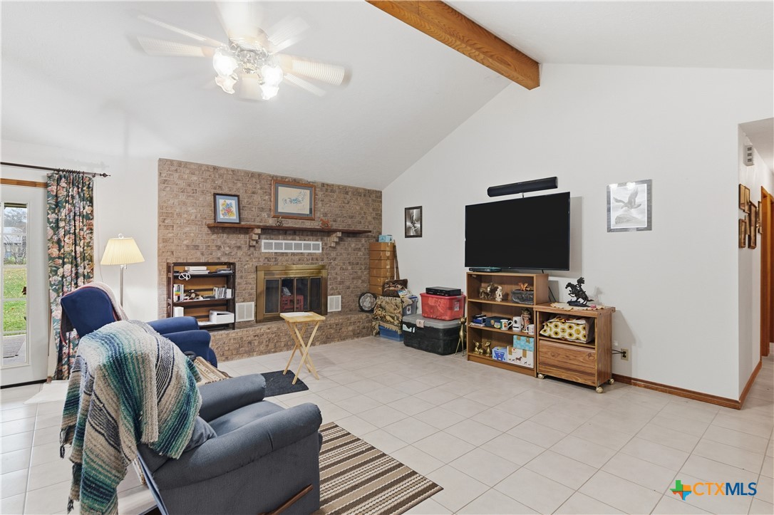 127 Santa Fe Ridge Seguin, TX 78155 - Photo 7 of 31 a living room with furniture and a flat screen tv