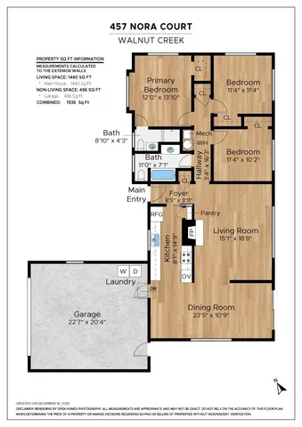 $899,000 | 457 Nora Court, Walnut Creek, CA 94597