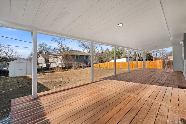 a view of empty room