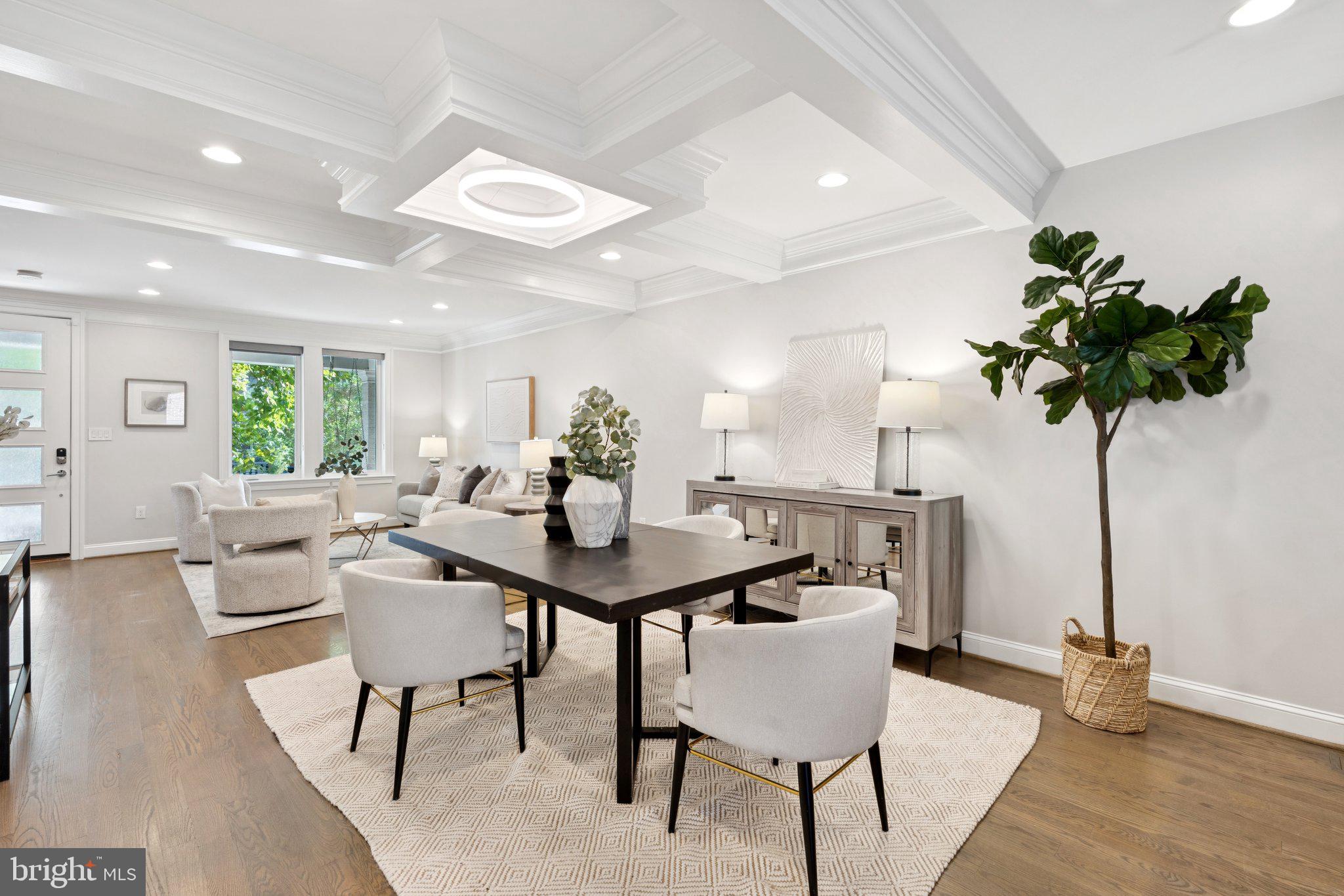 929 Quincy Street Northwest Washington, DC 20011 - Photo 11 of 37 a view of a dining room with furniture and window