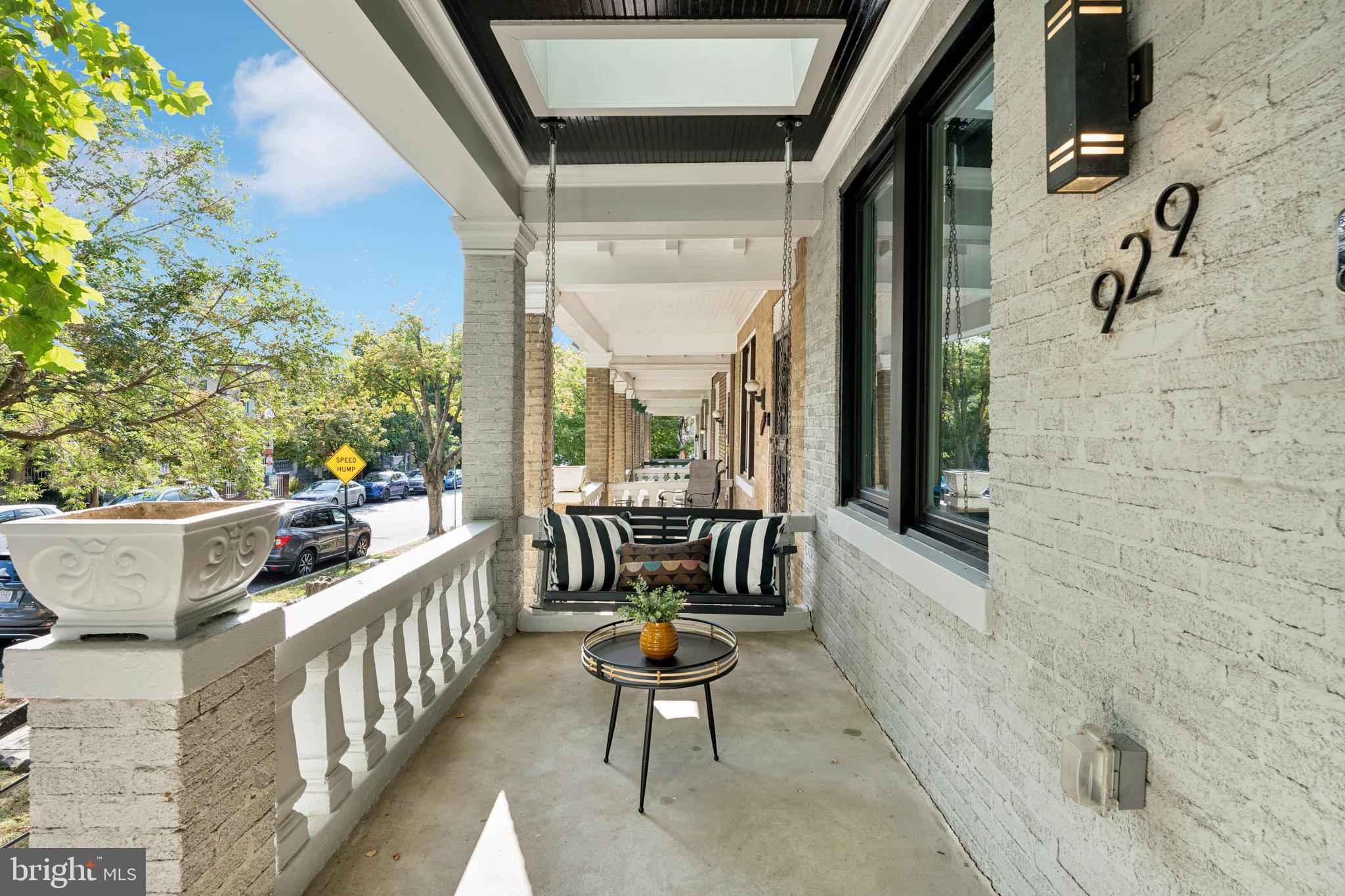 929 Quincy Street Northwest Washington, DC 20011 - Photo 3 of 37 a view of a chairs and table in the balcony