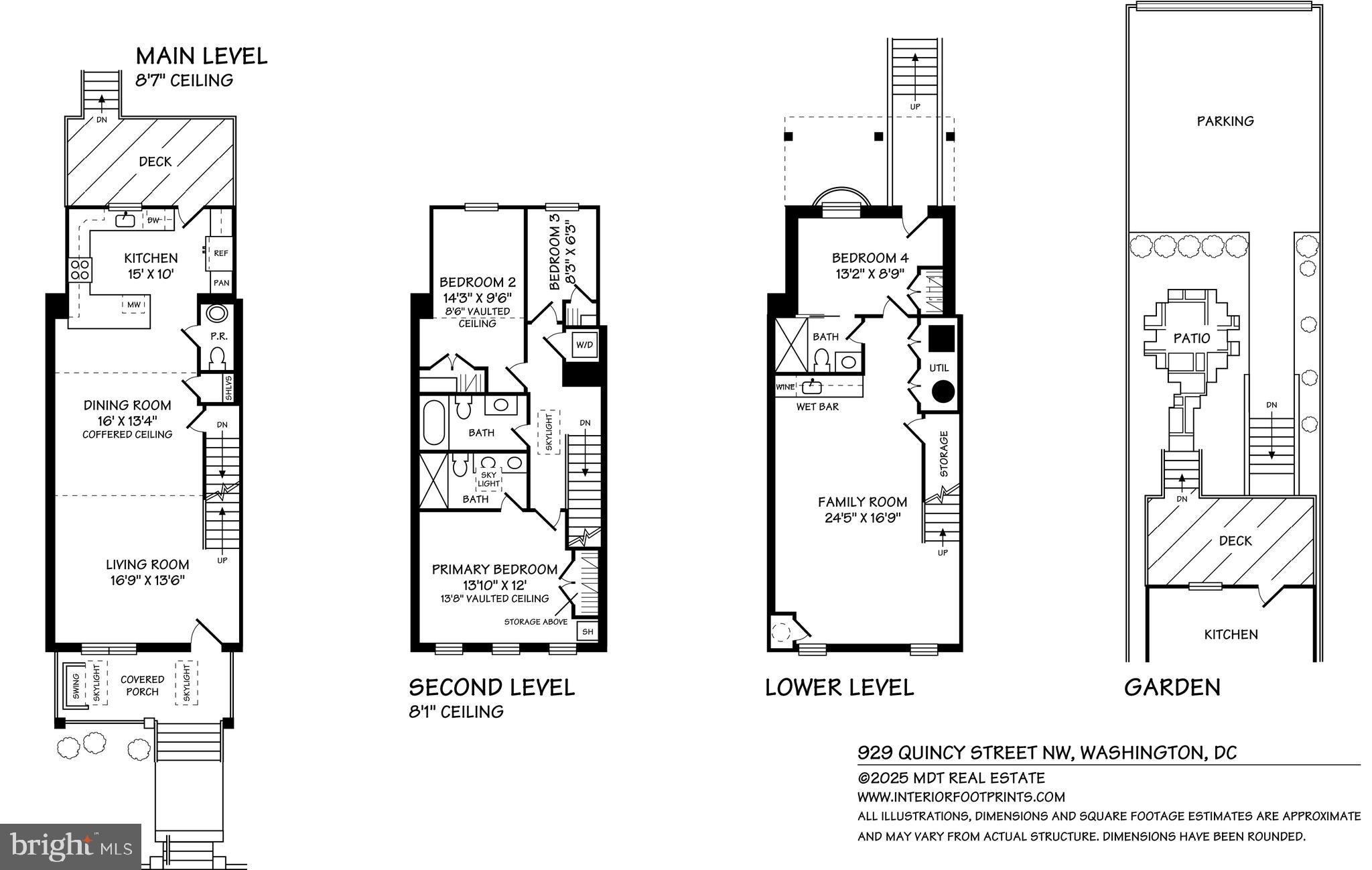 929 Quincy Street Northwest Washington, DC 20011 - Photo 37 of 37 a picture of a floor plan