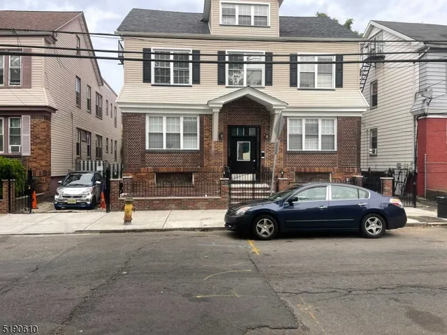 a car parked in front of a building