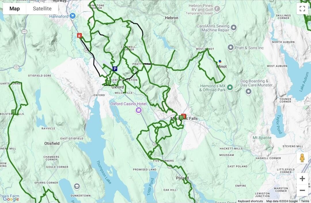 61 Harris Road Minot, ME 04258 - Photo 66 of 66 GPS Trailmasters Interactive ATV Map