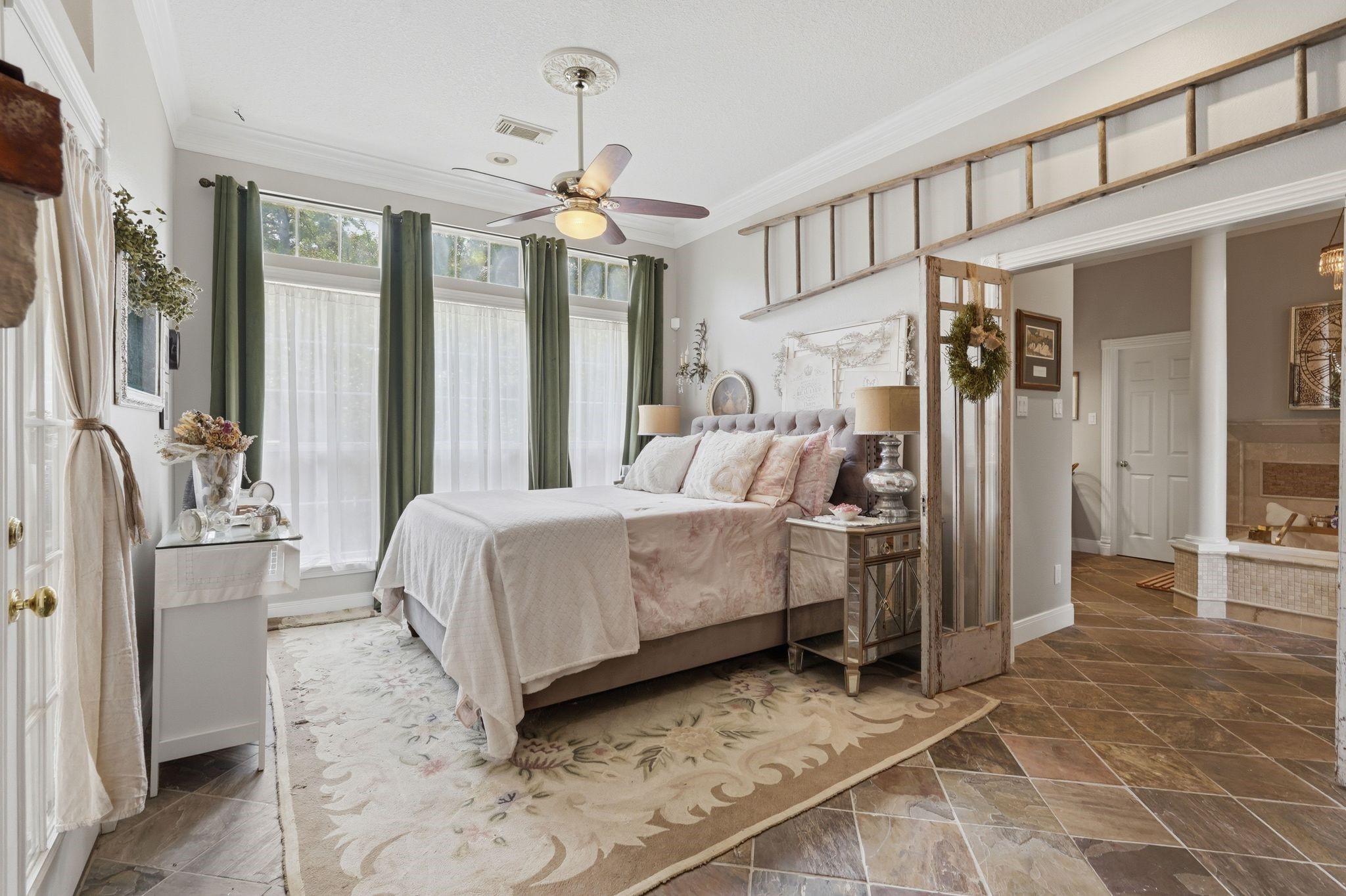 25014 Northampton Terrace Drive Spring, TX 77389 - Photo 23 of 50 The spacious primary bedroom is located on the first floor and provides a serene atmosphere