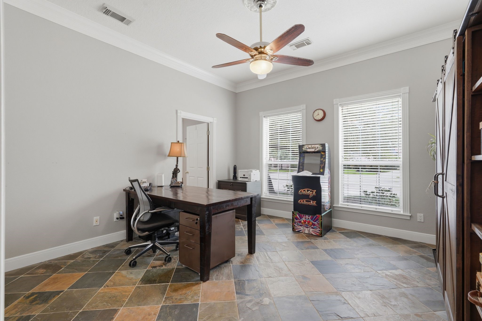 25014 Northampton Terrace Drive Spring, TX 77389 - Photo 29 of 50 This is a secondary bedroom with ensuite bathroom located on the first floor, the current owner uses it as a study.