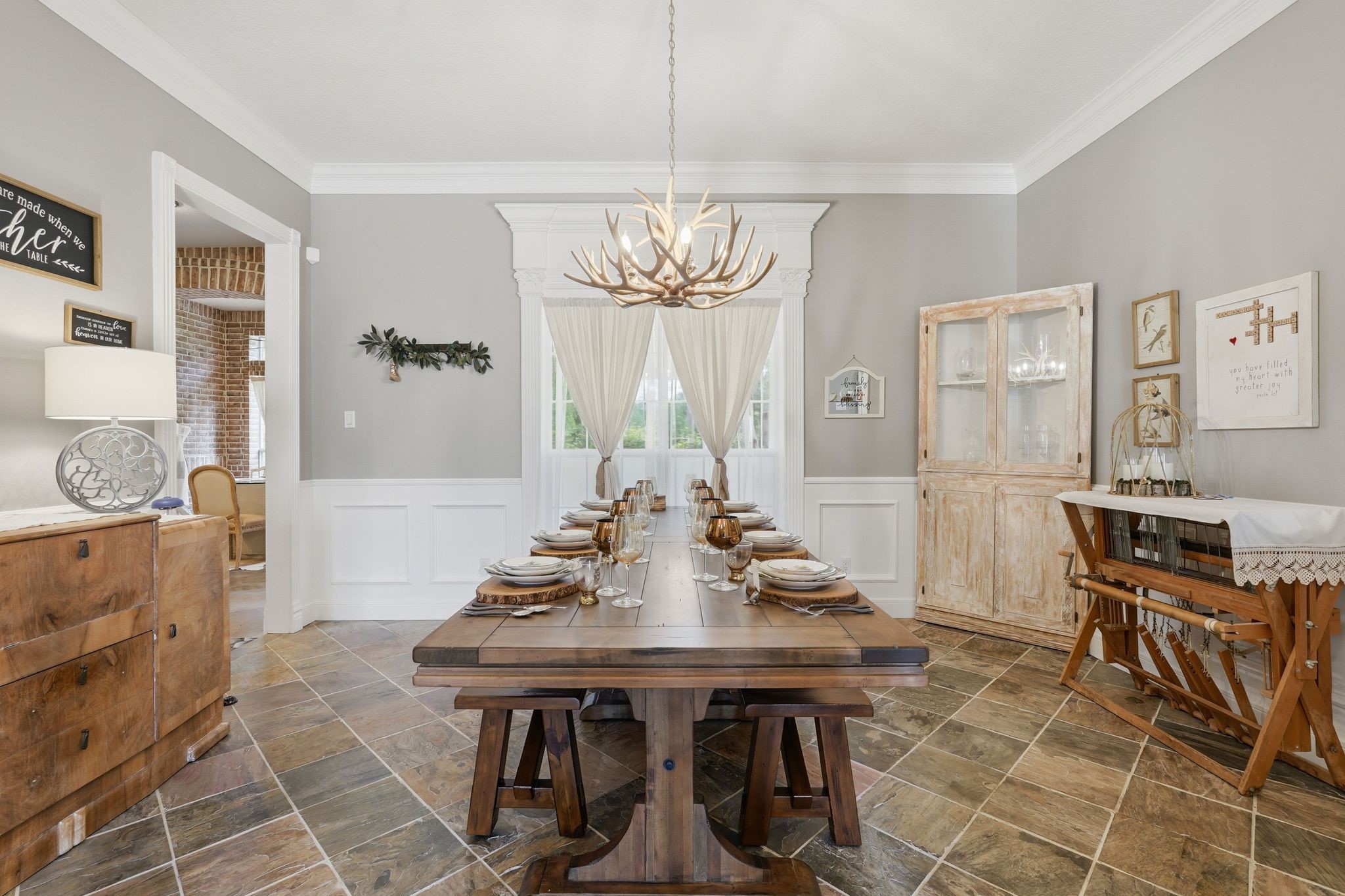 25014 Northampton Terrace Drive Spring, TX 77389 - Photo 8 of 50 The formal dining room is ready for dinner parties and holidays