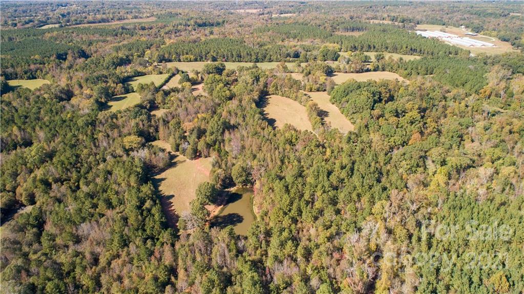 5967 Lockhart Road Sharon, SC 29742 - Photo 8 of 40 an aerial view of residential house with parking space