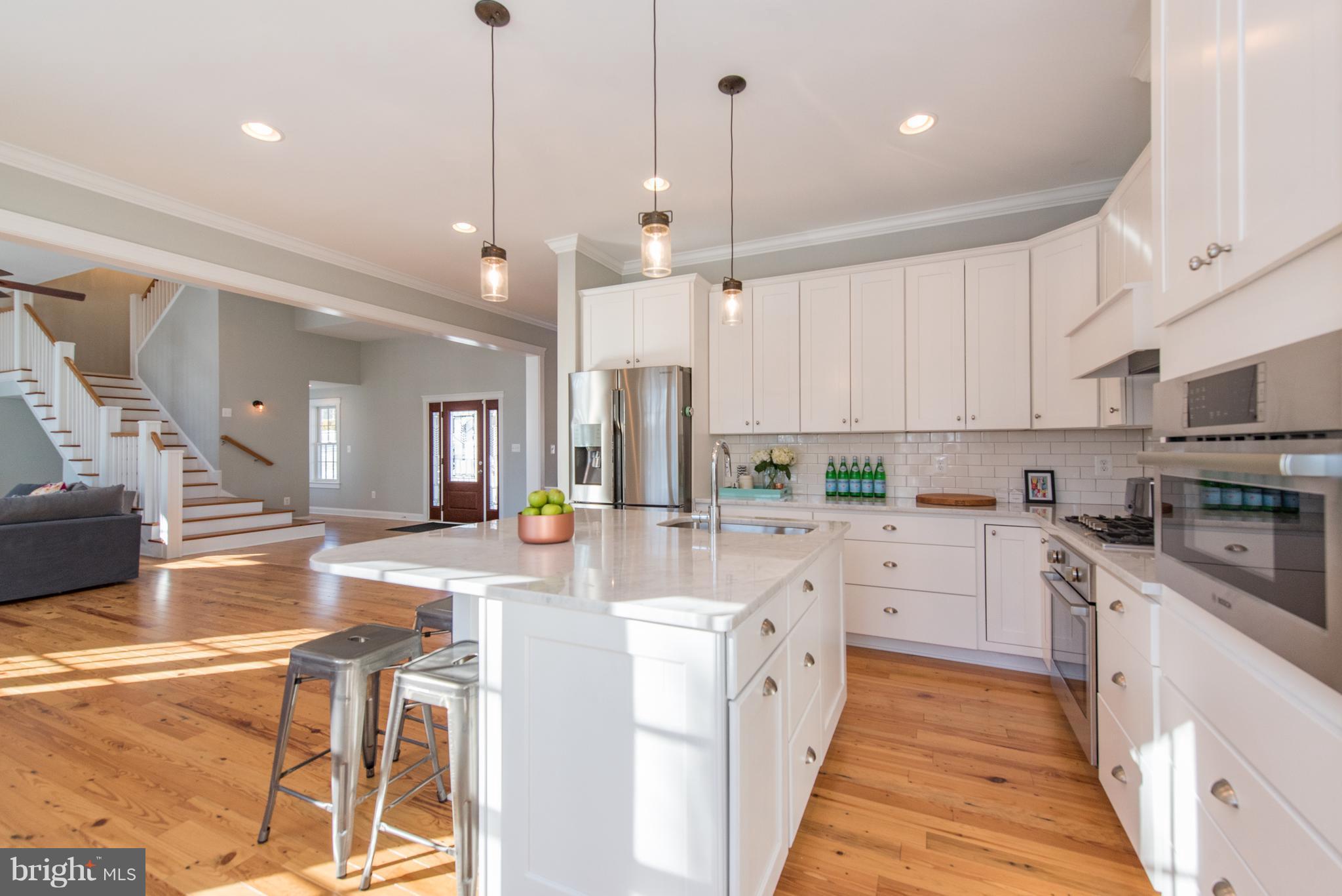 3605 Macalpine Road Ellicott City, MD 21042 - Photo 11 of 30 Kitchen with ceramic subway backsplash