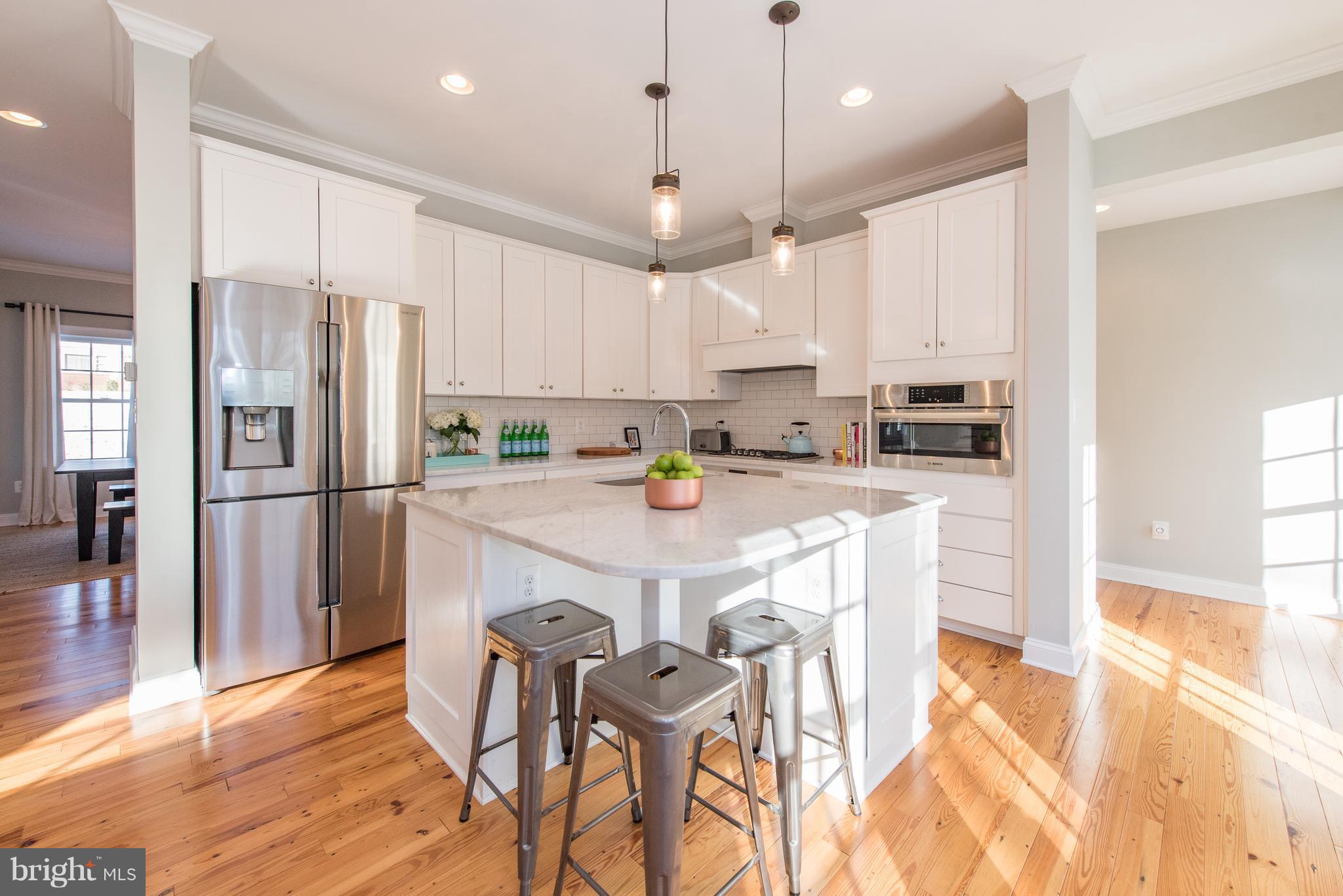 3605 Macalpine Road Ellicott City, MD 21042 - Photo 3 of 30 Kitchen with Carrerra marble countertops