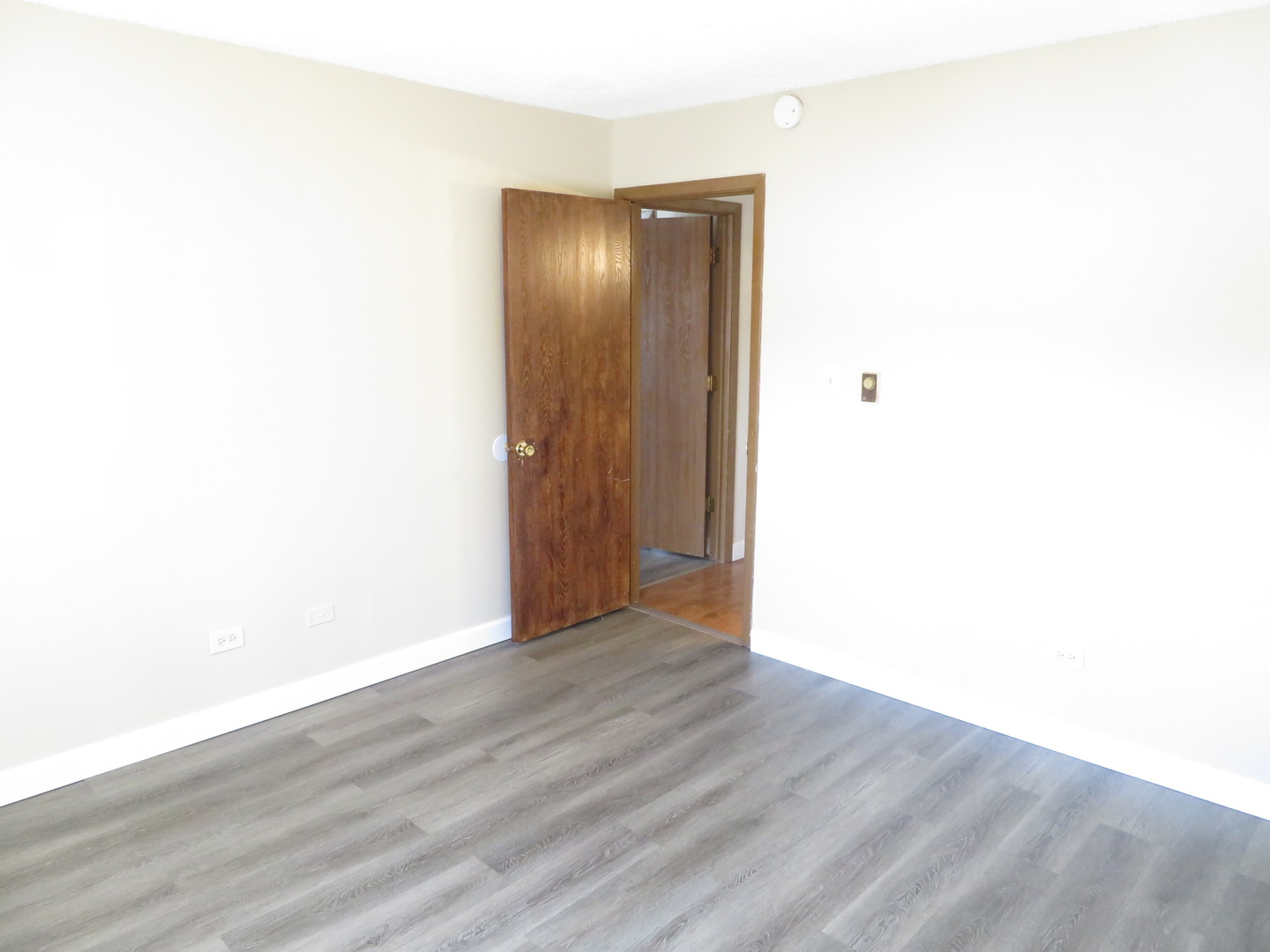 216 Madison Street, Unit 3C Joliet, IL 60435 - Photo 9 of 10 a view of an empty room with wooden floor