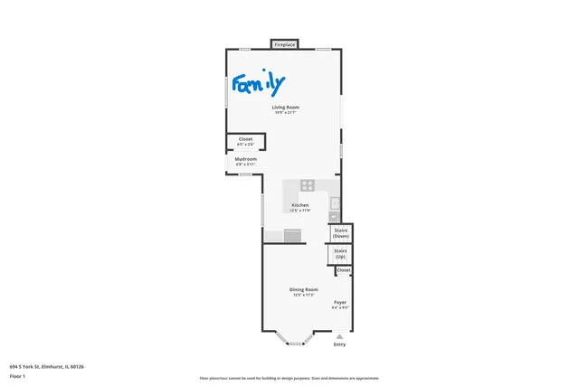 $465,000 | 694 South York Street, Elmhurst, IL 60126