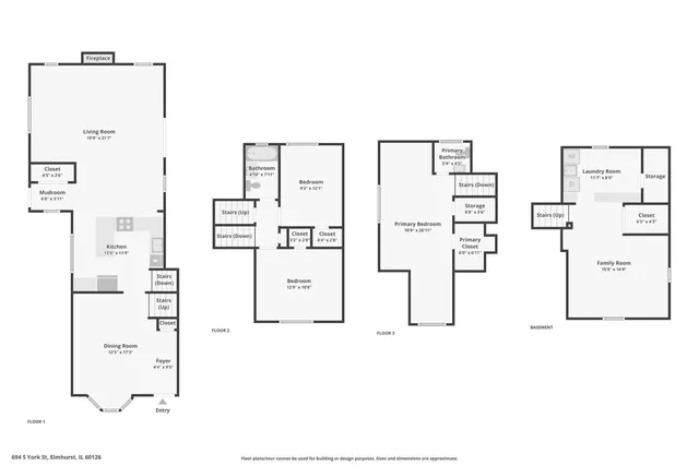 $465,000 | 694 South York Street, Elmhurst, IL 60126