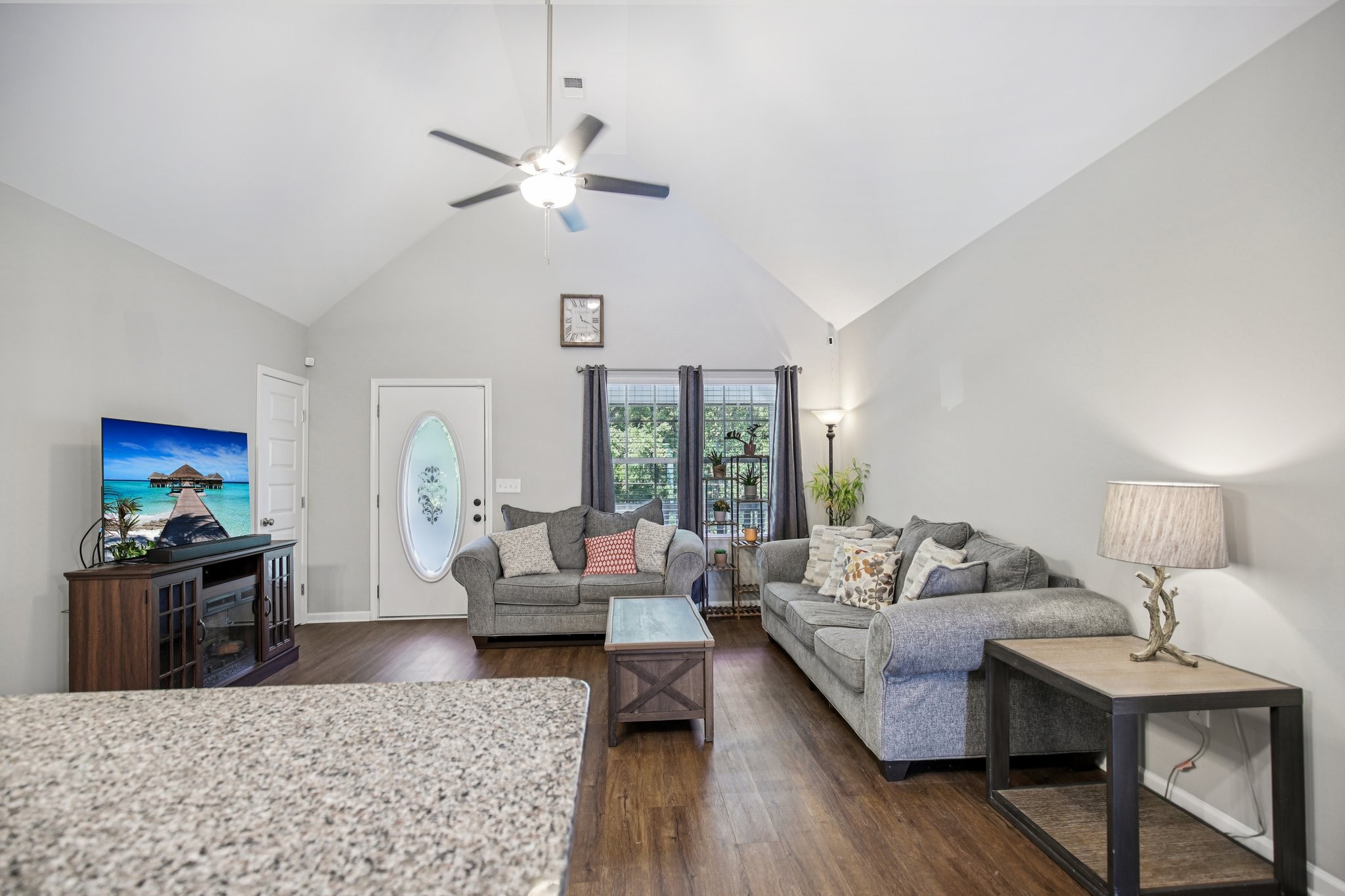 1122 Taylortown Road White Bluff, TN 37187 - Photo 13 of 56 a living room with furniture and a flat screen tv