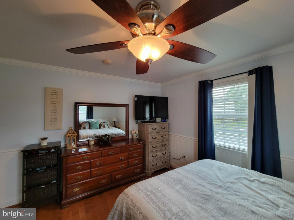139 Mussetta Street Hanover, PA 17331 - Photo 15 of 58 a bedroom with a bed and a chandelier
