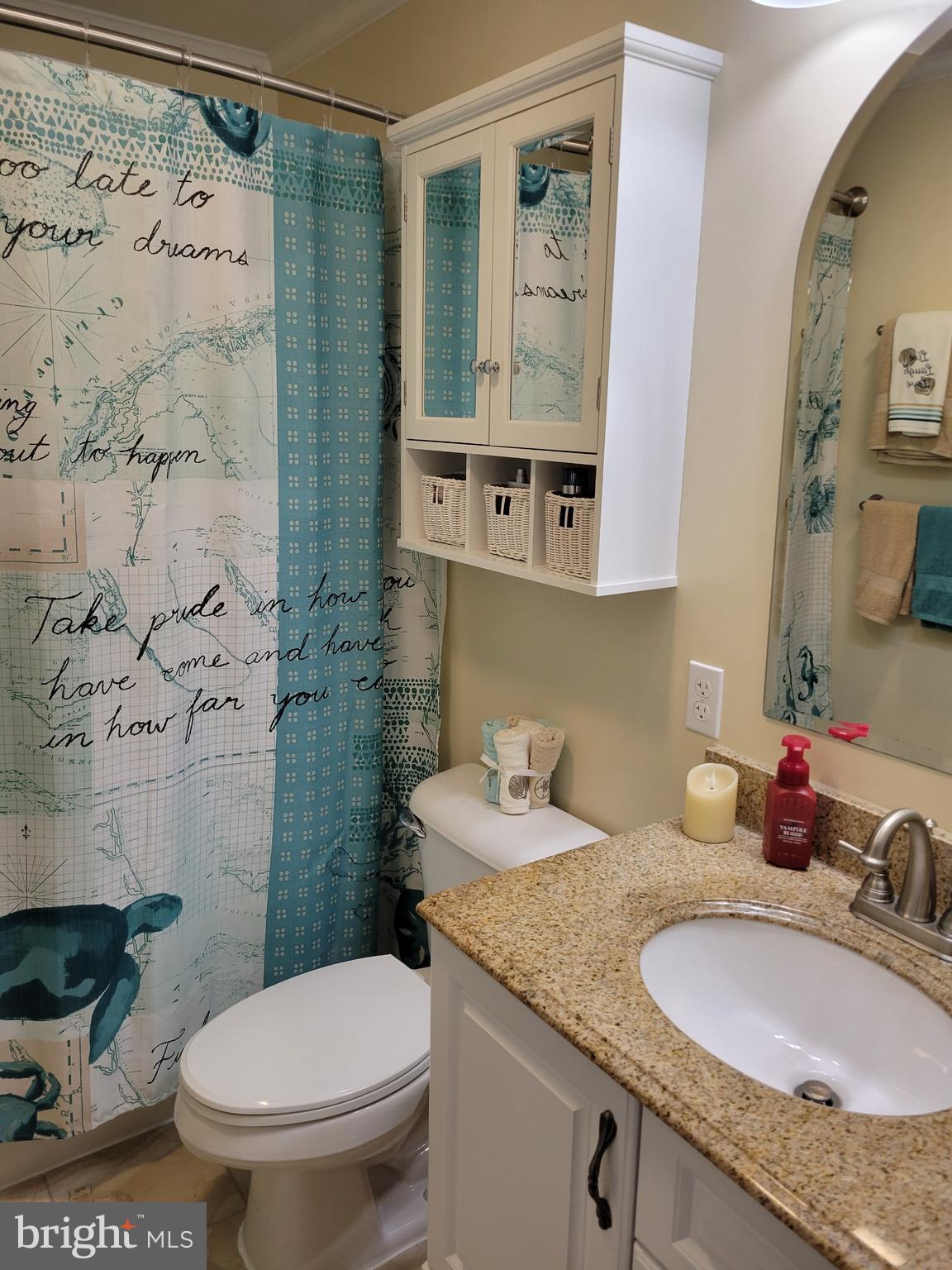 139 Mussetta Street Hanover, PA 17331 - Photo 26 of 63 a bathroom with a granite countertop sink and a mirror