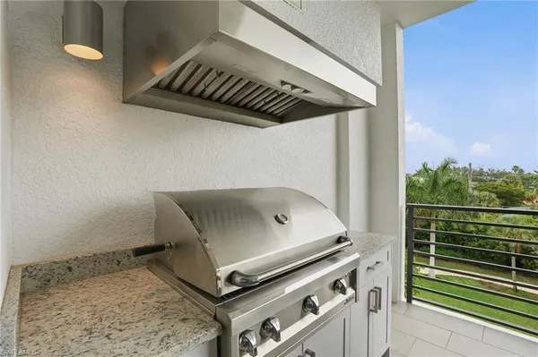 a view of kitchen appliances