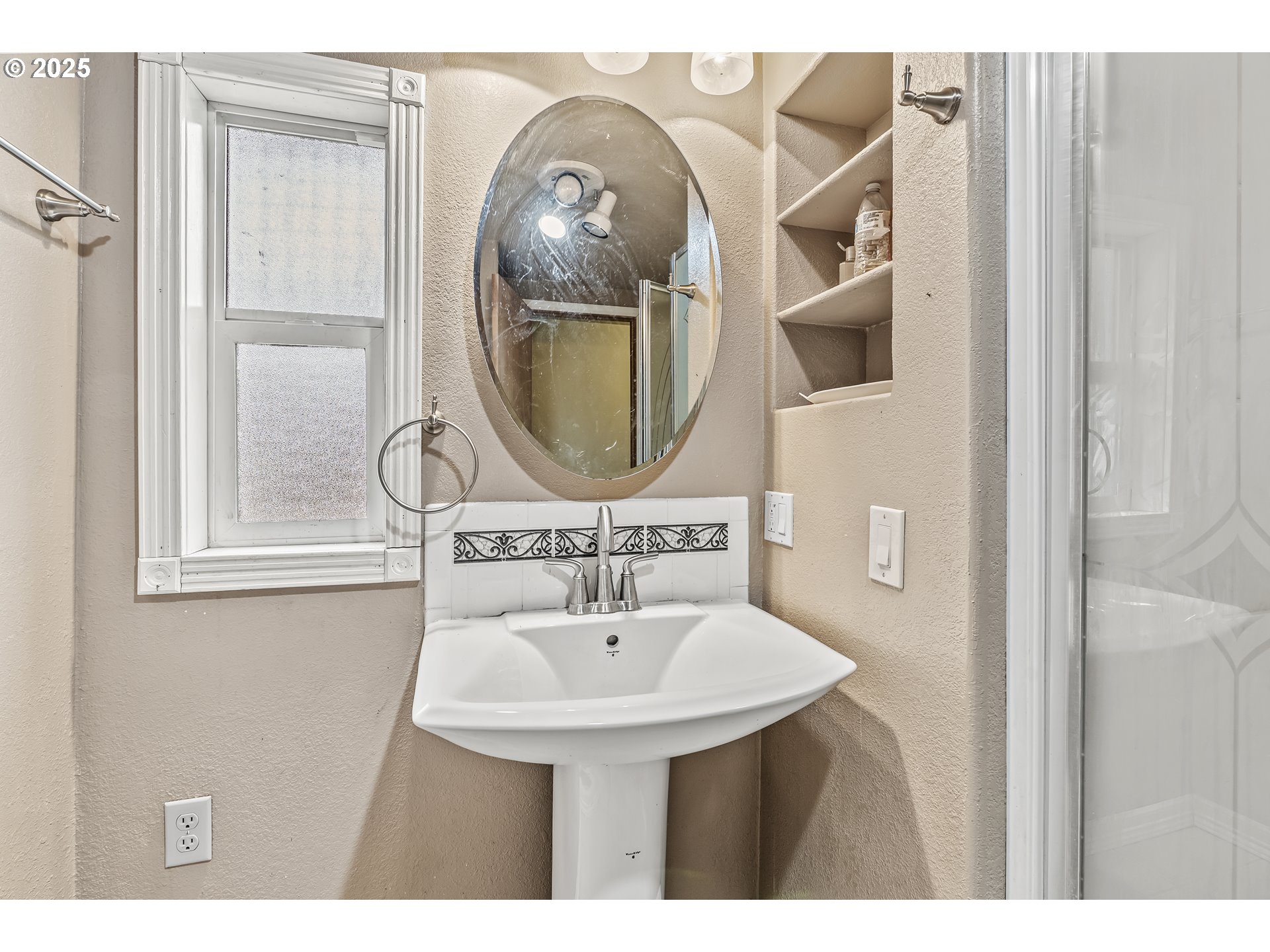 135 Westside Highway Vader, WA 98593 - Photo 16 of 31 a bathroom with a sink and a mirror