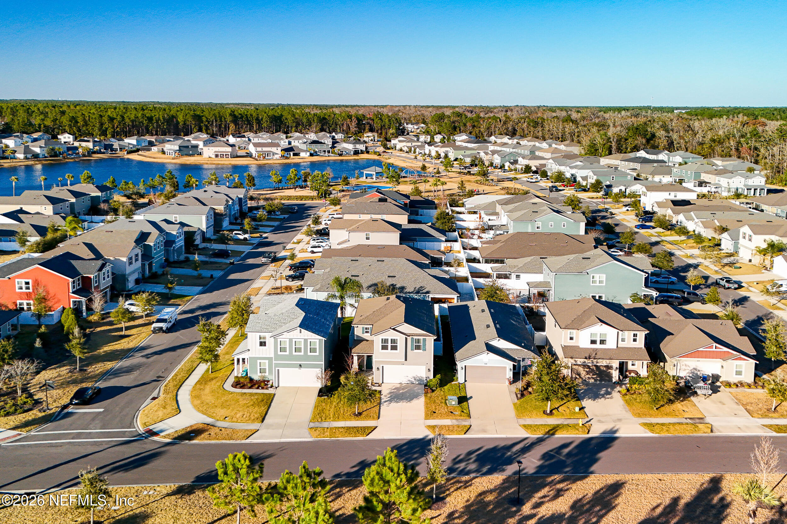 507 Narrowleaf Drive St. Johns, FL 32259 - Photo 33 of 79 an aerial view of residential houses with outdoor space