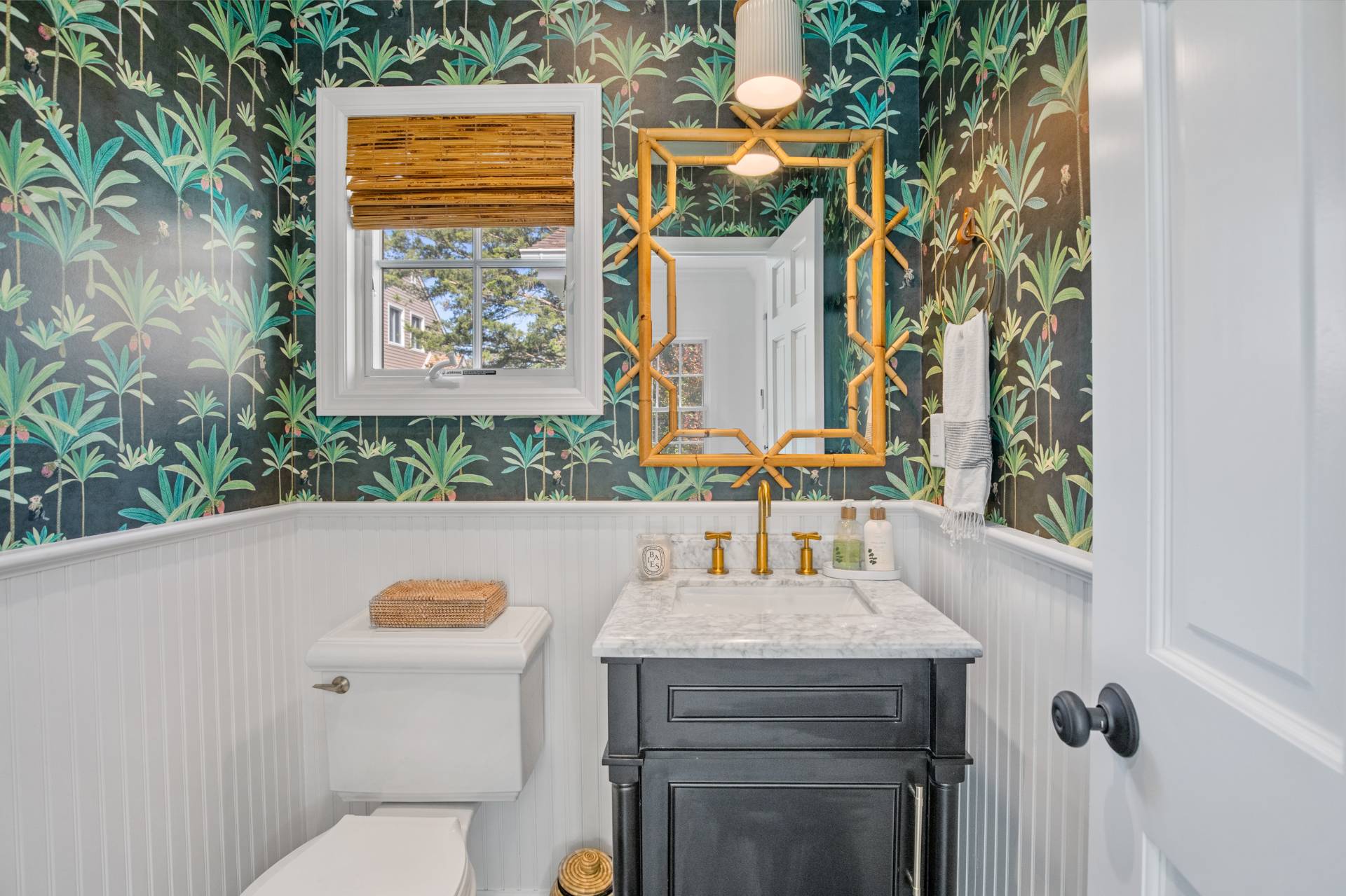 29 Cornell Road Sag Harbor, NY 11963 - Photo 15 of 26 a bathroom with a toilet sink and mirror