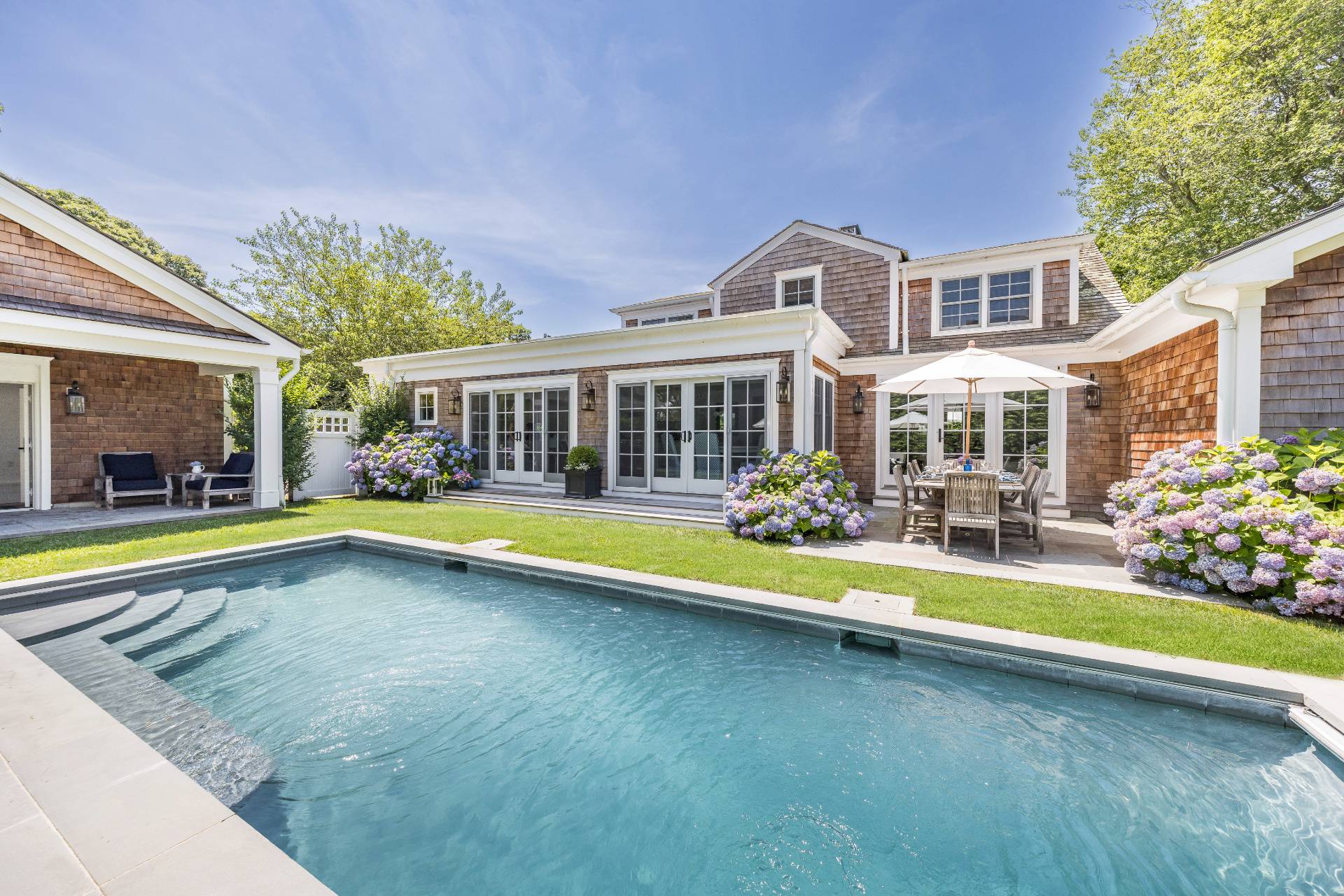 29 Cornell Road Sag Harbor, NY 11963 - Photo 2 of 26 a view of outdoor space yard swimming pool and porch