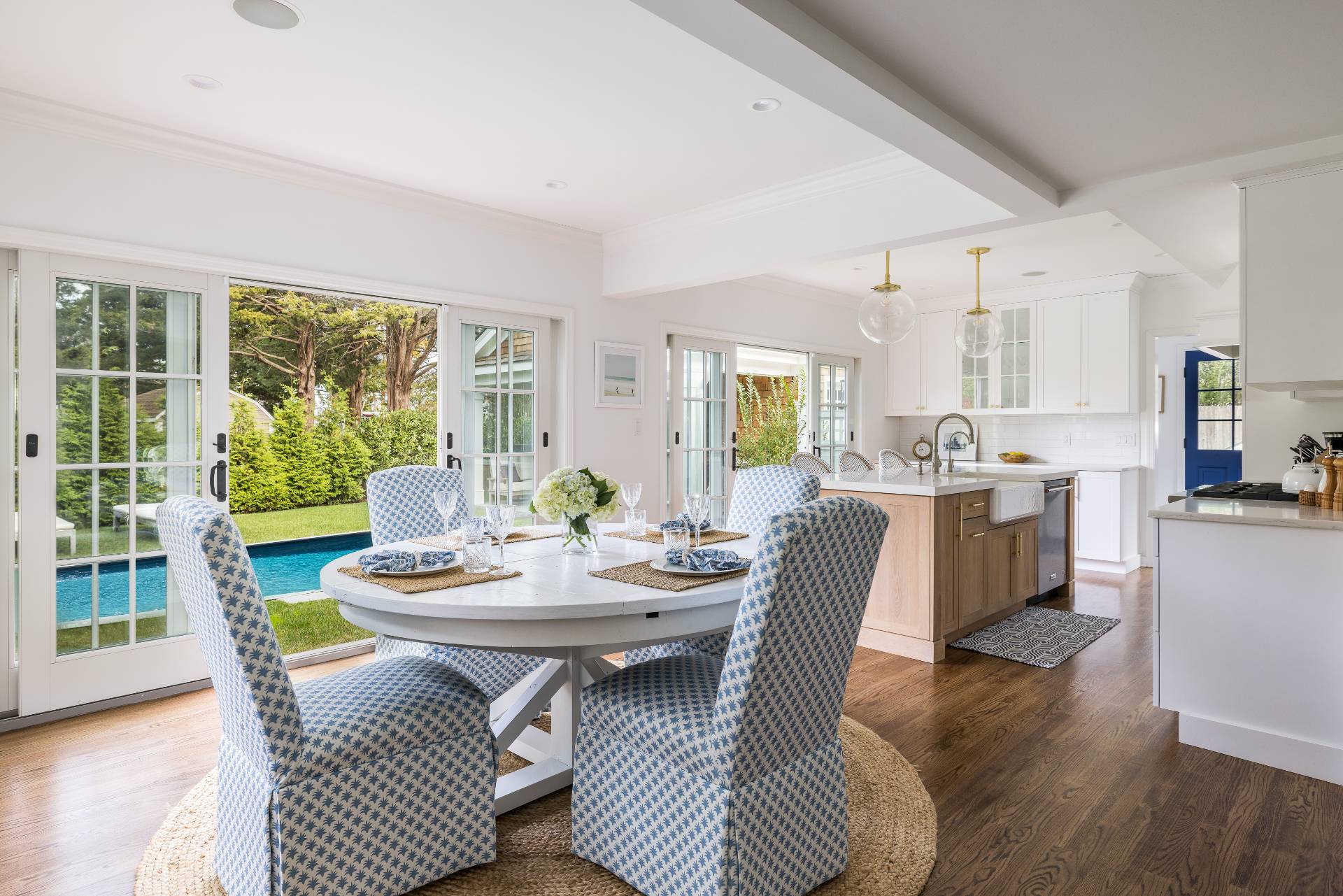 29 Cornell Road Sag Harbor, NY 11963 - Photo 6 of 26 a dining room with furniture and wooden floor