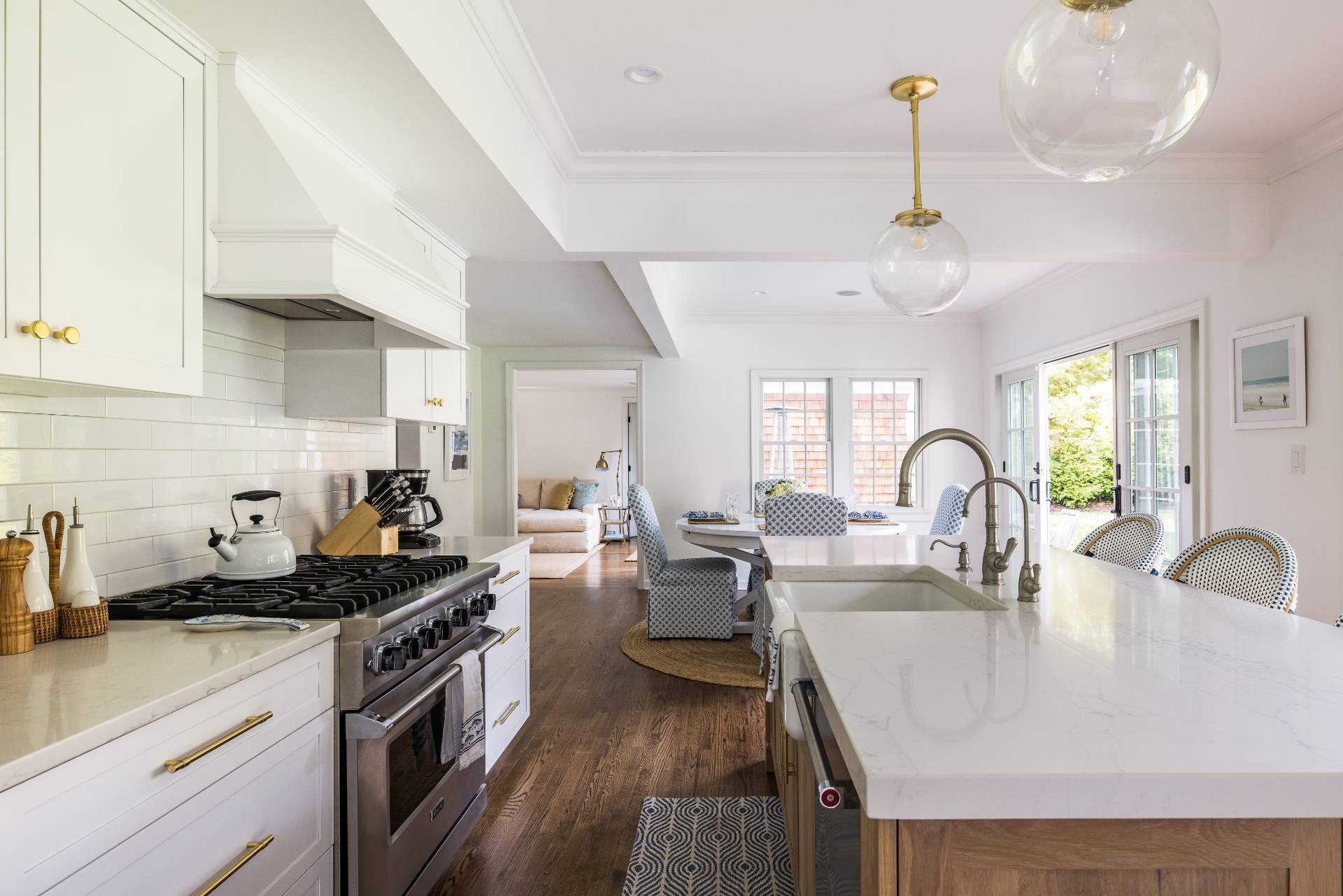 29 Cornell Road Sag Harbor, NY 11963 - Photo 8 of 26 a kitchen with sink stove and cabinets