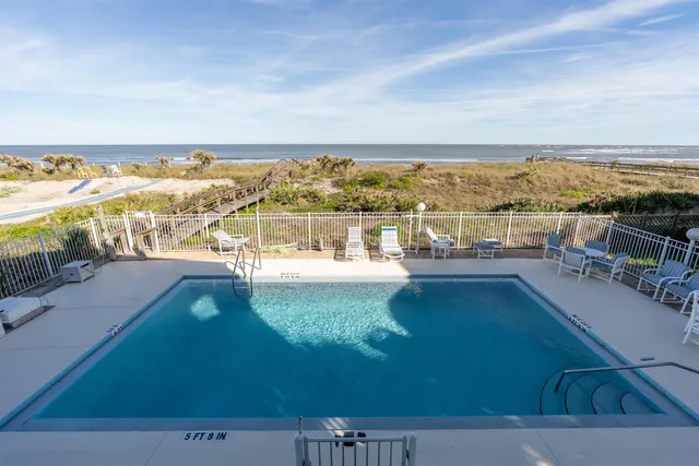a view of an ocean and beach