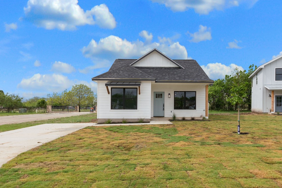 a view of a house with a swimming pool