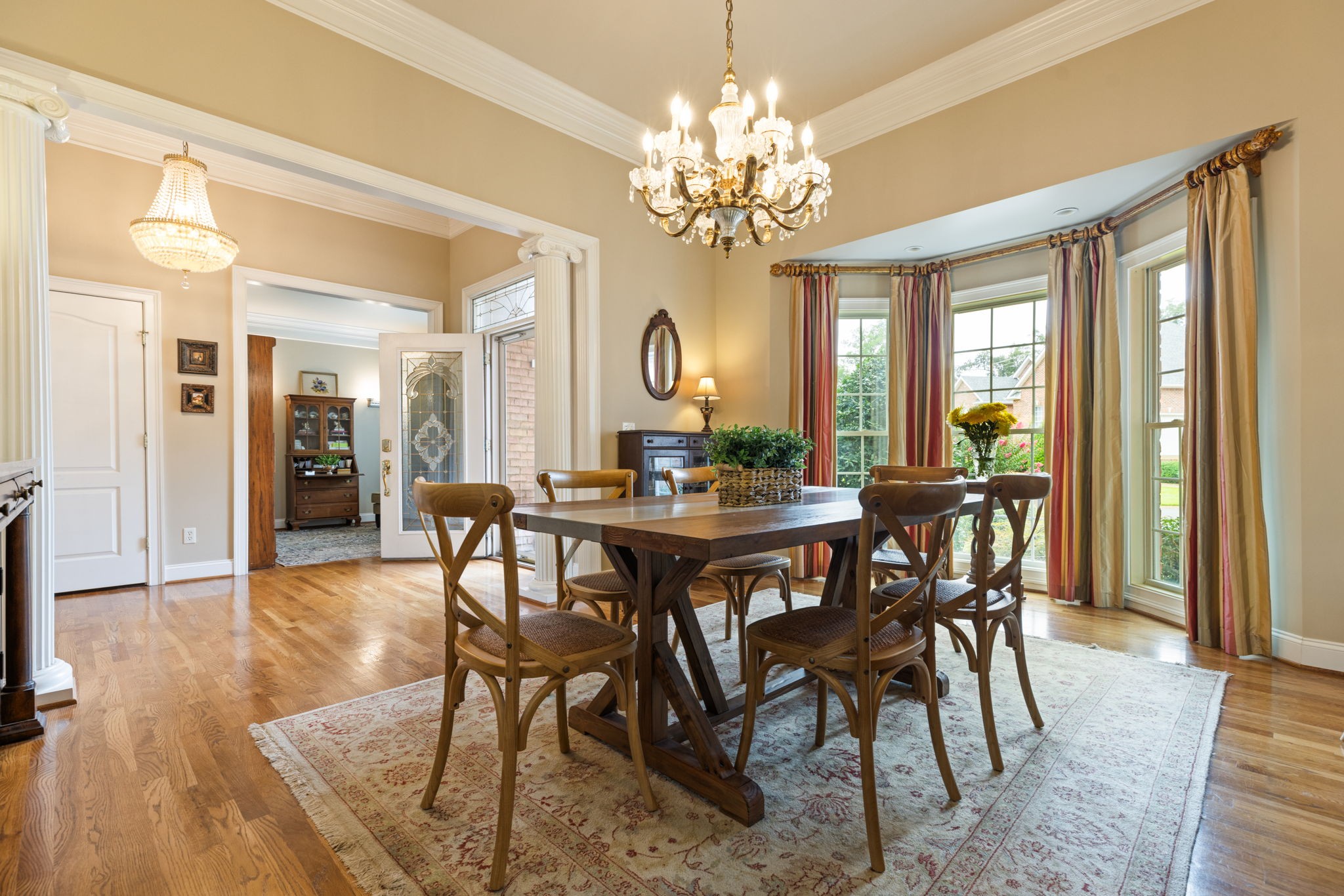 116 Courtside Lane Tullahoma, TN 37388 - Photo 15 of 90 a view of a dining room with furniture window and wooden floor