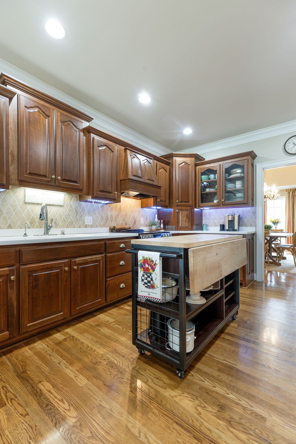 116 Courtside Lane Tullahoma, TN 37388 - Photo 47 of 90 a kitchen with stainless steel appliances granite countertop a stove a sink and a refrigerator