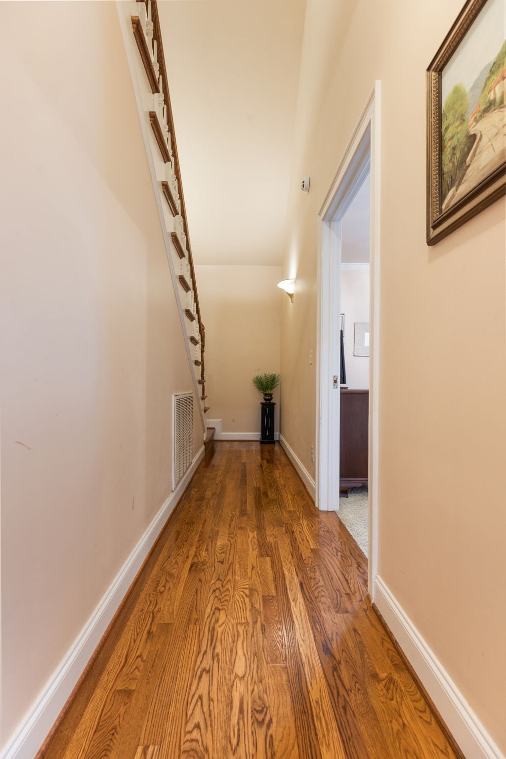 116 Courtside Lane Tullahoma, TN 37388 - Photo 60 of 90 a view of a hallway with wooden floor and staircase