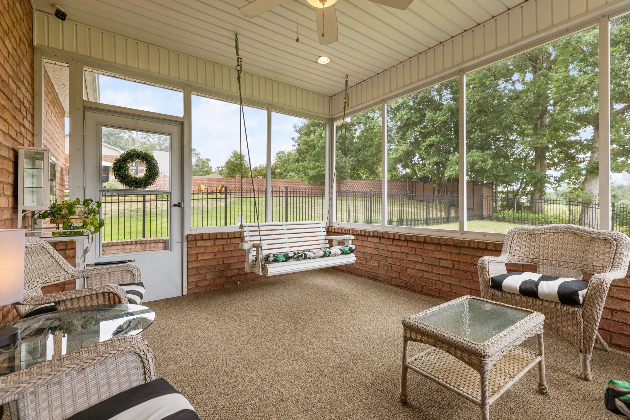 116 Courtside Lane Tullahoma, TN 37388 - Photo 72 of 90 a room with furniture and a floor to ceiling window