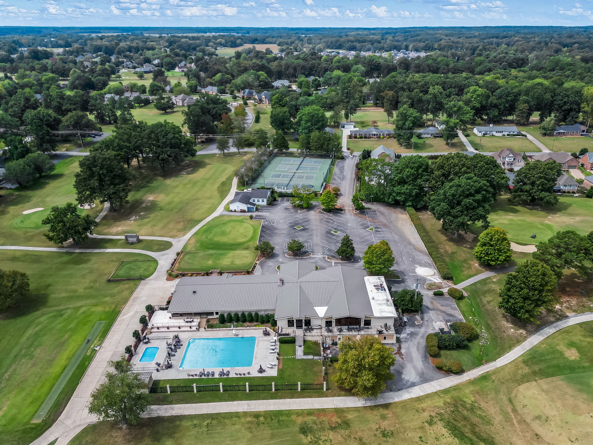 116 Courtside Lane Tullahoma, TN 37388 - Photo 87 of 90 an aerial view of residential houses with outdoor space and river