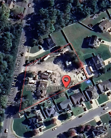 an aerial view of a