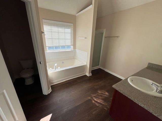 303 Millstone Drive Hampton, GA 30228 - Photo 10 of 16 a bathroom with a sink a mirror and a bathtub